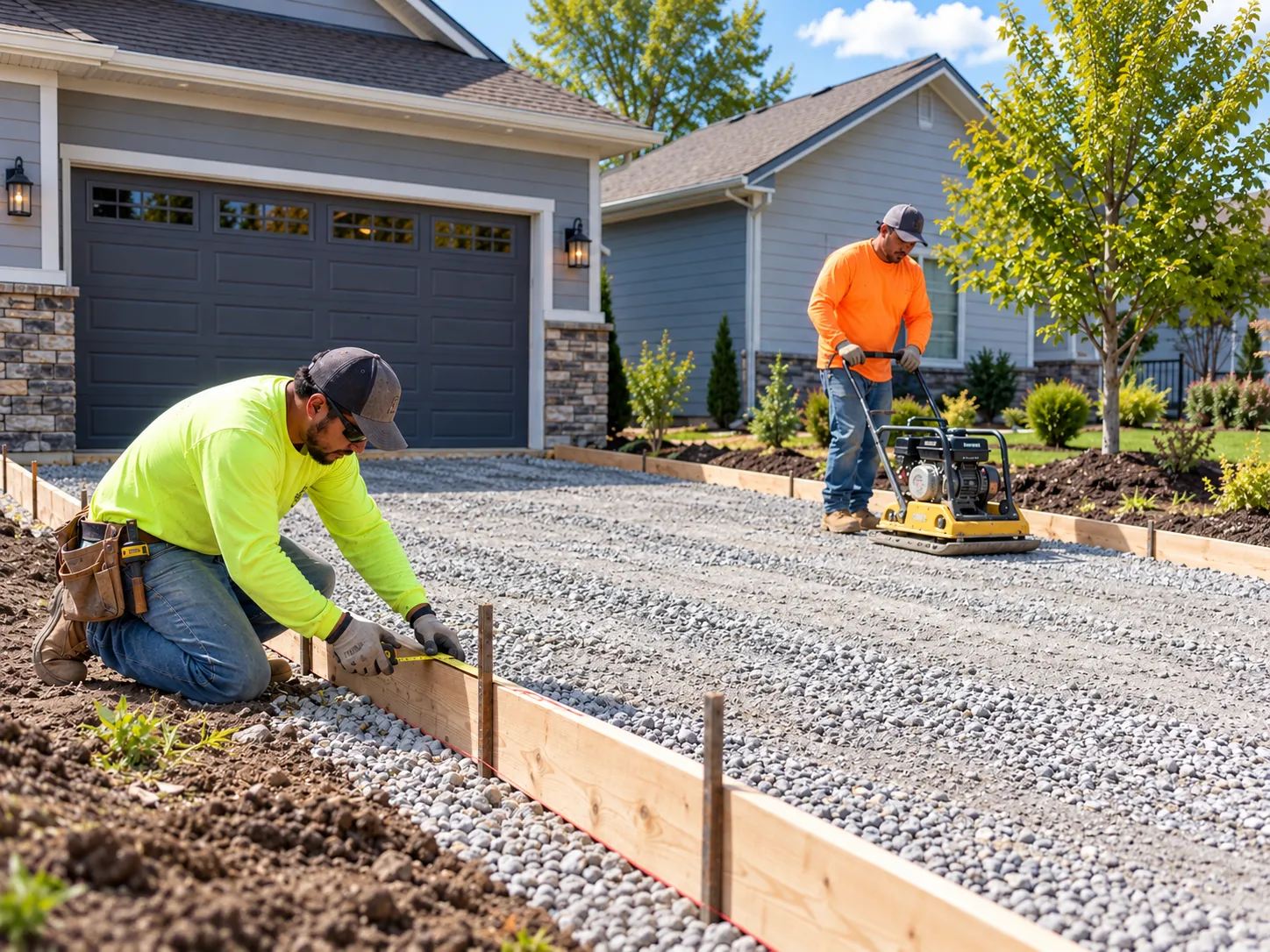 Prep & Forming — residential concrete work in Tyler, TX (illustrative)